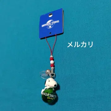 2018년 USJ 한정판 스누피 마스코트 부착 스트랩