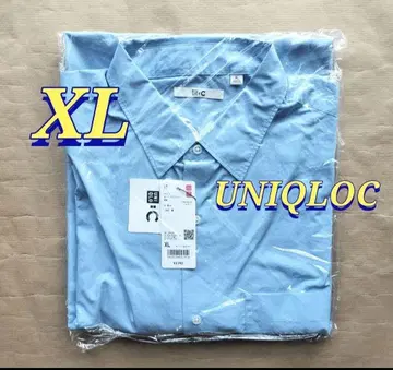 유니클로C 브로드 오버사이즈 셔츠 XL 61 블루 UNIQLOC