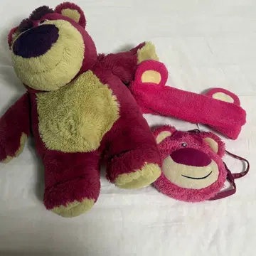 랏소 봉제 인형 헤어밴드 패스 케이스 세트