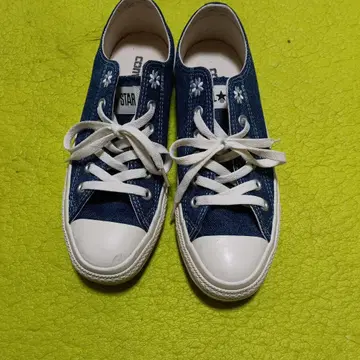 CONVERSE ALL STAR 데님 꽃무늬 자수 스니커즈
