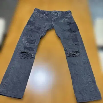 hysteric glamour W32 패치워크 데미지 가공 데님