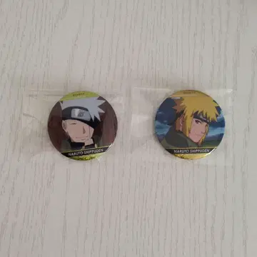 NARUTO 산큐마트 하타케 카카시 나미카제 미나토 캔뱃지