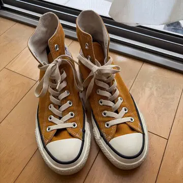 새상품급 Converse 컨버스 올스타 HI 주스 머스타드 일본제