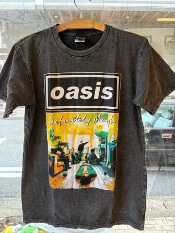 오아시스 Oasis L Definitely Maybe 밴딩 티셔츠