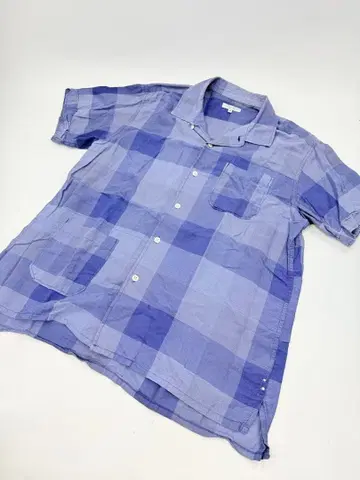 레어/상쾌한 색감/엔지니어드 가먼츠/camp shirt /M