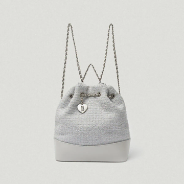 더바넷 Tweed Drawstring Chain Backpack | 브랜드 중고거래 플랫폼