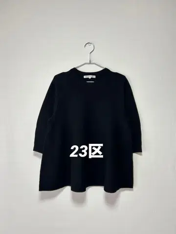 23구 7분 소매 니트 38