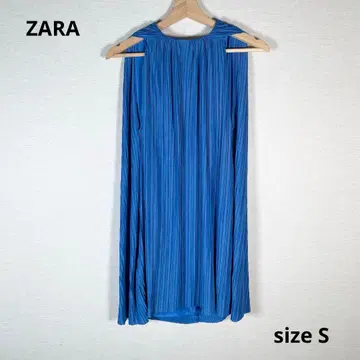 상태 좋음 ZARA 자라 플리츠 원피스 슬리브리스 원피스 S