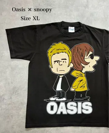 Oasis x Snoopy 오아시스 미사용 새상품 XL 사이즈 블랙