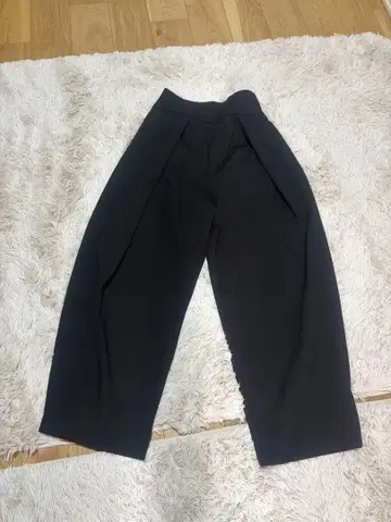 ZARA 블랙 와이드 팬츠 L 사이즈