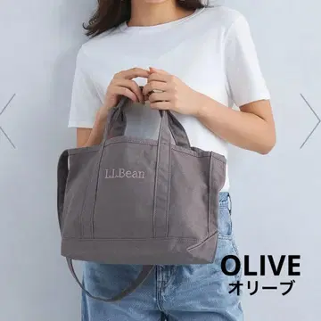 미사용 새상품 택 포함 별주 L.L.Bean 글로서리 토트백 M 올리브
