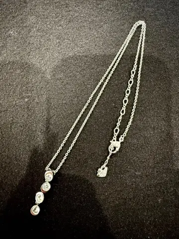 Swarovski 스와로브스키 목걸이 4연 스톤