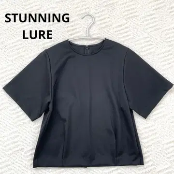 새상품급 STUNNING LURE 종이상자 형태 슬리브 탑 S 블랙