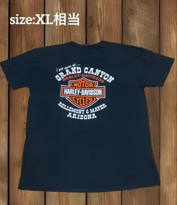 Harley-Davidson 양면 프린트 T셔츠 XL 블랙