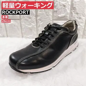 ROCKPORT 가죽 스니커즈 블랙 EXO SOFT 경량