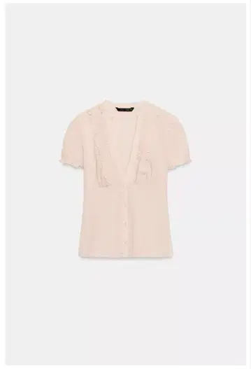 zara 타이 디테일 포플린 셔츠