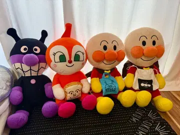 호빵맨 BIG 봉제 인형 4개 세트