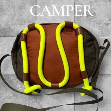 CAMPER UNATZ 캠퍼 숄더백 브라운 올리브