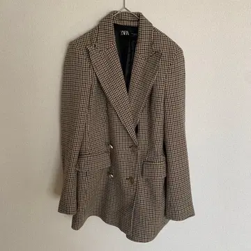 ZARA 하운드투스 더블 브레스트 자켓 M 여성용
