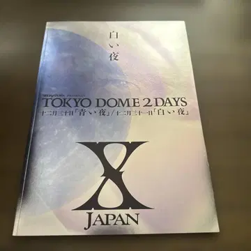 X JAPAN TOKYO DOME 2 DAYS 팜플렛