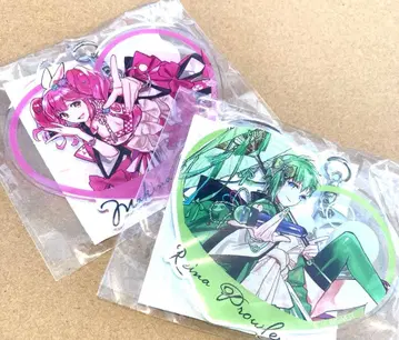맥페스 온 스테이지 미니게임 B상 아크릴 키링 마키나 레이나