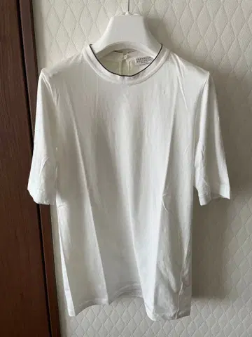 브루넬로쿠치넬리 볼 체인 포함 티셔츠 L 화이트