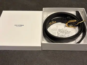 Ron Herman R.H. Vintage 클래식 벨트 블랙