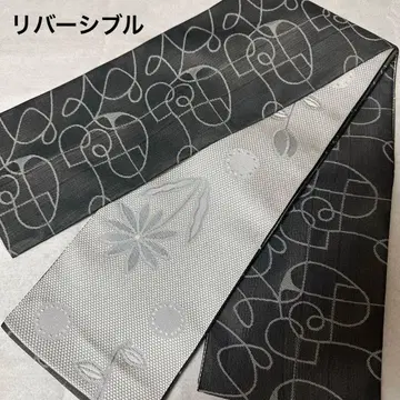 리버서블 반폭 오비 유카타 오비