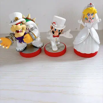 빠른 발송 마리오 웨딩 스타일 amiibo 묶음 판매