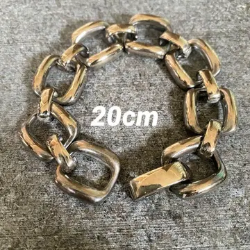 빈티지 훈은 실버 체인 팔찌 20cm