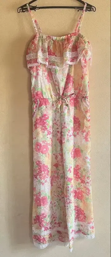 리즈리사 꽃무늬 올인원 택 포함