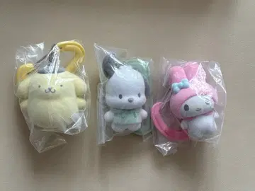 산리오 캐릭터즈 컬러풀 카라비너 마스코트 참