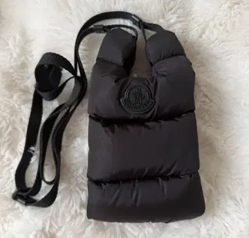 MONCLER 다운 숄더백 블랙