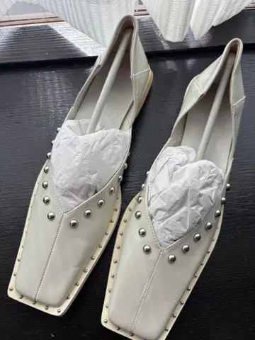 AMERI STUDS WOOD HEEL BABOOSH
