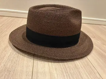 THE FAT HATTER 밀짚모자 중절모 브라운