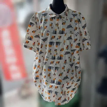 THE NORTH FACE 반팔 셔츠 올 패턴 XXL 사이즈