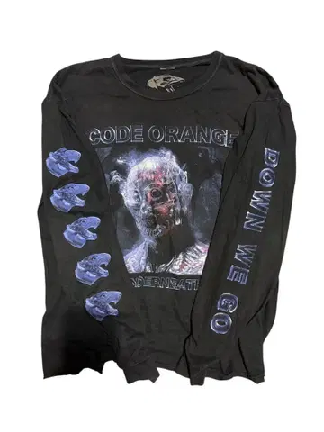 CODE ORANGE 긴팔 롱T xl 반팔티