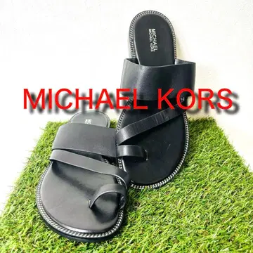 여성용 샌들 MICHAEL KORS 마이클코어스 천연 가죽 블랙