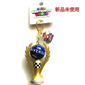 USJ 슈퍼 닌텐도 월드 마리오 카트 트로피 키체인