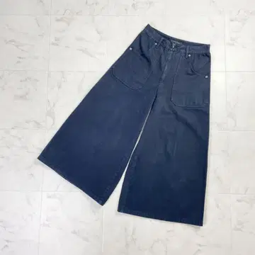 MARC JACOBS 와이드 레그 데님 팬츠 블랙 사이즈 27*KD443