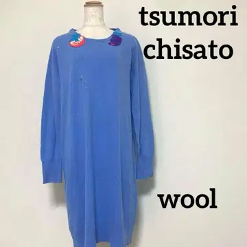 TSUMORI CHISATO 츠모리치사토 이치고 블루 맨투맨 울