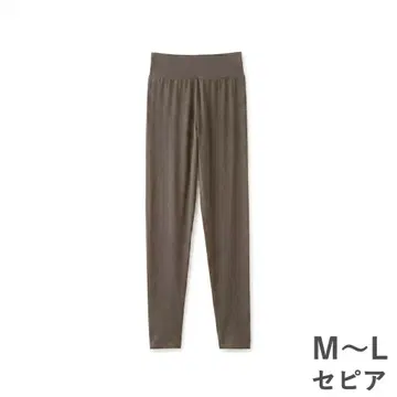 [새상품] TAKEFU 죽섬유 스패츠 10분 길이 세피아 색상 M-L 1개