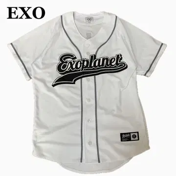 EXO 엑소플래닛 베이스볼 셔츠 화이트 레이 유니폼