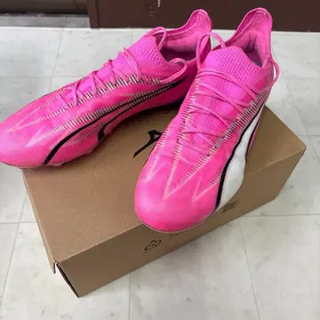 PUMA ULTRA 축구 스파이크 핑크 26cm
