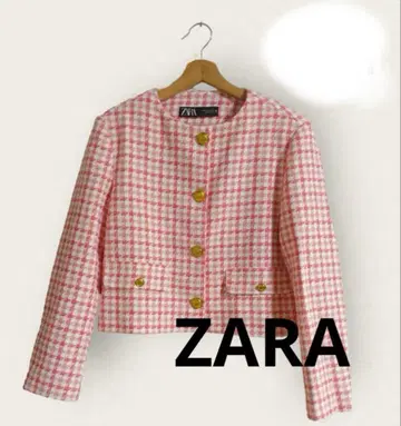 [ ZARA ] sizeM/트위드 자켓