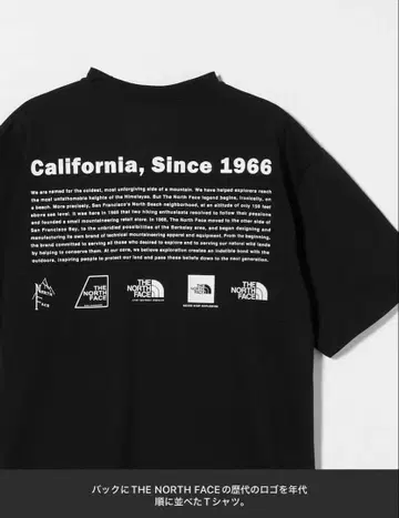 THE NORTH FACE 쇼트 슬리브 히스토리컬 로고 T셔츠 L