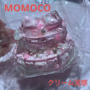 MOMOCO 스퀴즈 갸루 핑크 홀 케이크 히메 스타일