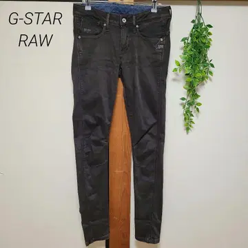 G-STAR RAW 지스타로우 스키니 데님 청바지 블랙