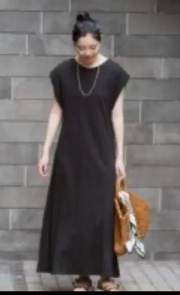 IENA 린넨 코튼 플레어 원피스