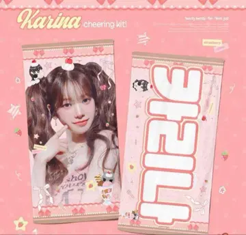aespa 카리나 응원 키트 슬로건